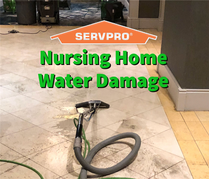 Water damage in a Fulton County nursing home.