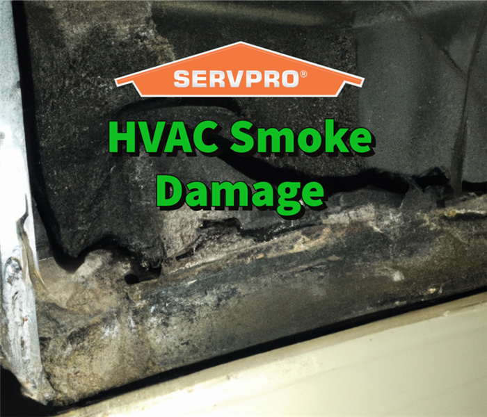 A Fulton County home with smoke damage in their HVAC system.